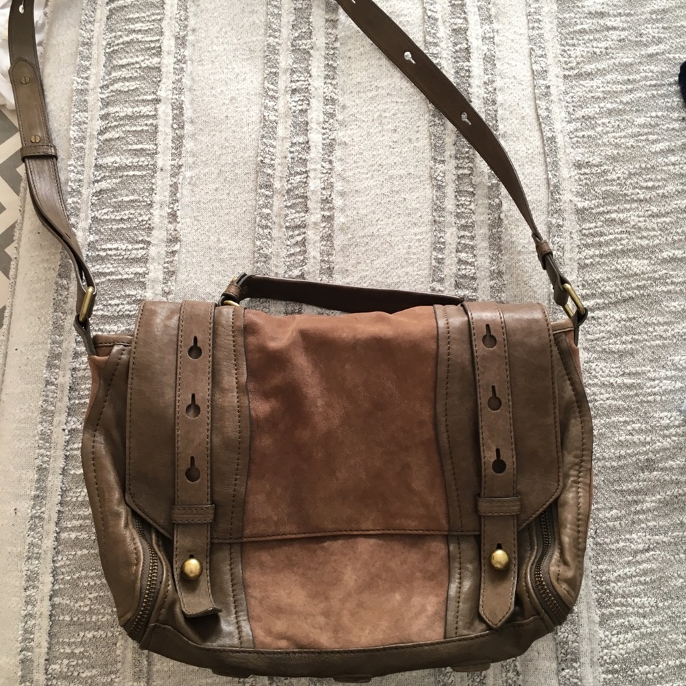 Olivia Harris Oversized-Stud Messenger Bag